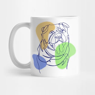 Dog lineart Mug